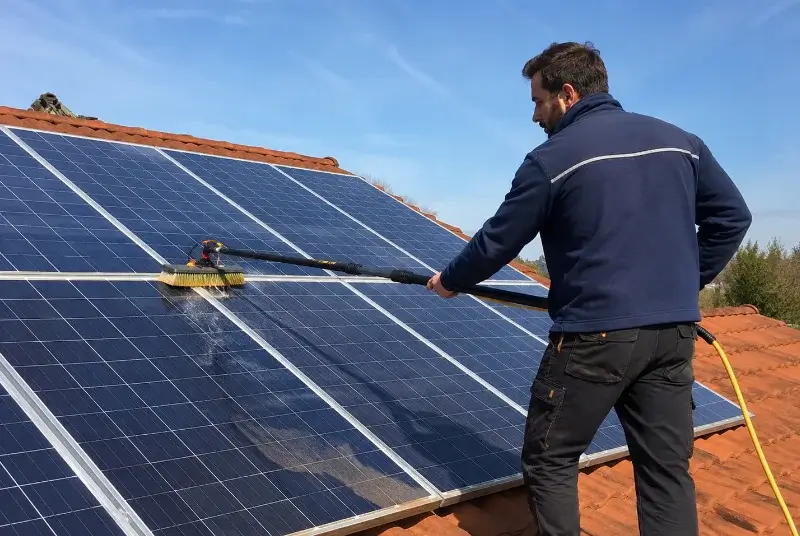 Nettoyage et entretien de panneaux solaires à Virson
